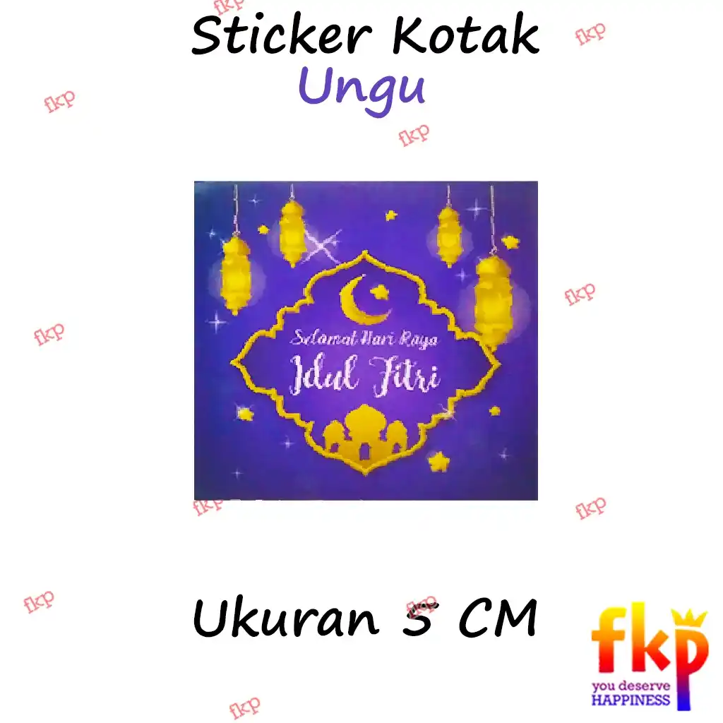 Kotak 5 Cm : Ungu
